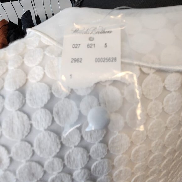 Beautiful Vintage 346 Brooks Brothers Women's Top - Size 12 - New with Tags 60s - Picture 7 of 8